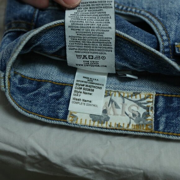 SIWY Los Angeles Women’s Wide Leg Jeans Size 29  High Rise - Picture 7 of 12